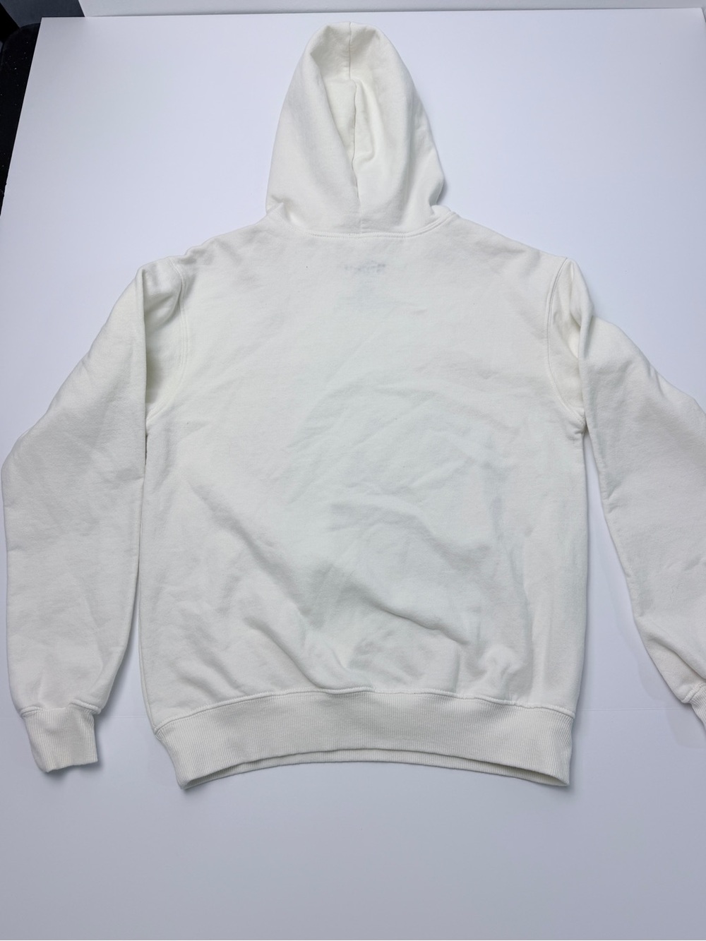 Disney Stitch Hoodie XS Cream Pullover Sweatshirt Floral Graphic Hoodie - Picture 5 of 7